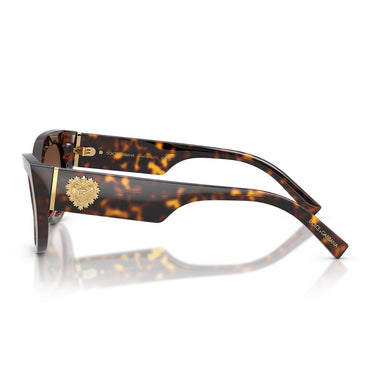 Dolce & Gabbana Occhiali da Sole DG4536 502 13 x Devotion Marrone Marrone Sfumato Donna 3