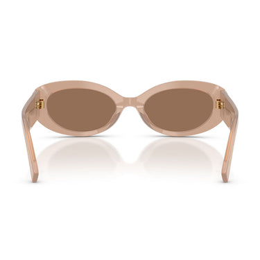 Dolce & Gabbana Okulary Przeciwsłoneczne DG4537 304273 x Devotion Opalowy brąz/Ciemnobrązowy Damskie