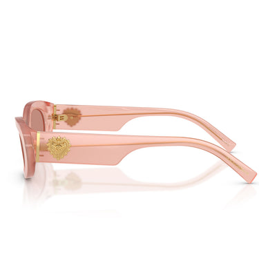 Dolce & Gabbana Okulary Przeciwsłoneczne DG4537 338496 x Devotion Opalowy róż/Ciemnofioletowy Damskie