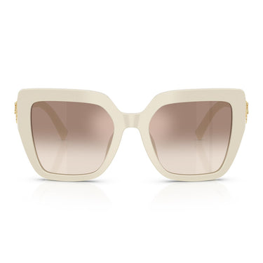 Dolce & Gabbana Occhiali da Sole DG4538 331294 x Devotion Crema/Trasparente Marrone Sfumato Donna