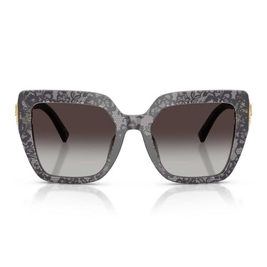 Dolce & Gabbana Occhiali da Sole DG4538 34718G x Devotion Print Black Lace/Grigio Sfumato Donna