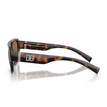 Dolce & Gabbana Occhiali da Sole DG6206 502 73 Marrone Marrone Scuro Uomo 3
