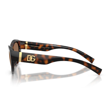 Dolce & Gabbana Occhiali da Sole DG6207 502 73 Marrone Marrone Scuro Donna 3