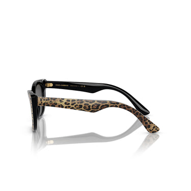 Dolce & Gabbana Okulary Przeciwsłoneczne DX4427 316387 Panterkowe/Ciemnoszare Dzieci 3