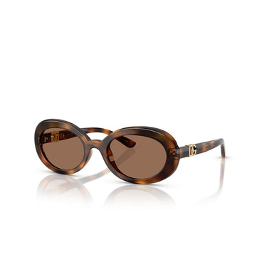 Dolce & Gabbana Okulary Przeciwsłoneczne DX6007U 502/73 Brązowy/Ciemnobrązowy Dziecięce