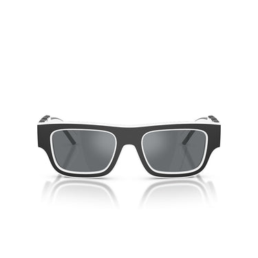 Dolce & Gabbana Okulary Przeciwsłoneczne DX6011 34576G Nero Bianco/Grigio Chiaro Specchiato Bambini