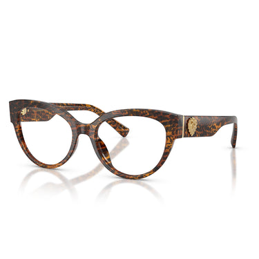 Dolce & Gabbana Occhiali da Vista DG3440 3470 x Devotion Leo Trasparent/Trasparente Donna