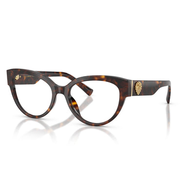 Dolce & Gabbana Occhiali da Vista DG3440 502 x Devotion Marrone Trasparente Donna 2