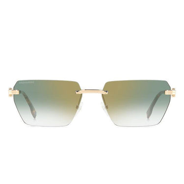 Dsquared2 Sonnenbrille D2 0102-S PEF Gold-Grün Verlauf Unisex