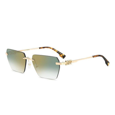 Dsquared2 Sunglasses D2 0102-S PEF Gold-Green Gradient Unisex 1