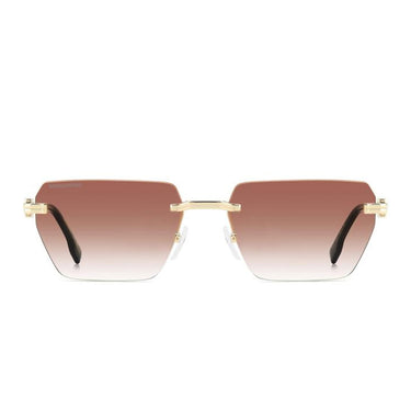 Dsquared2 Lunettes de Soleil D2 0102/S J5G17 Or/Rose Dégradé Unisexe