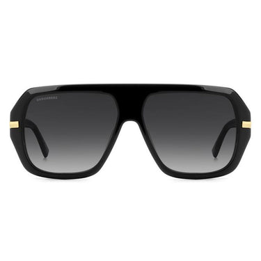 Dsquared2 Okulary Przeciwsłoneczne D2 0160/S 807 Nero Oro/Grigio Sfumato Uomo