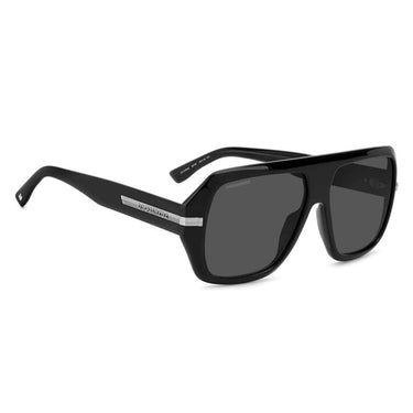 Dsquared2 Okulary Przeciwsłoneczne D2 0160/S 807/IR Czarny Srebrny/Szary Gradient Męskie 3