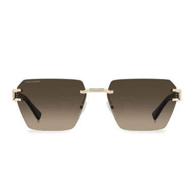 Dsquared2 Okulary Przeciwsłoneczne D2 0173/S J5G Złoty/Brązowy Męskie