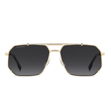 Dsquared2 Okulary Przeciwsłoneczne D2 0175/S 000 Złoty/Szary Gradient Męskie