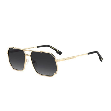 Dsquared2 Okulary Przeciwsłoneczne D2 0175/S 000 Złoty/Szary Gradient Męskie 2