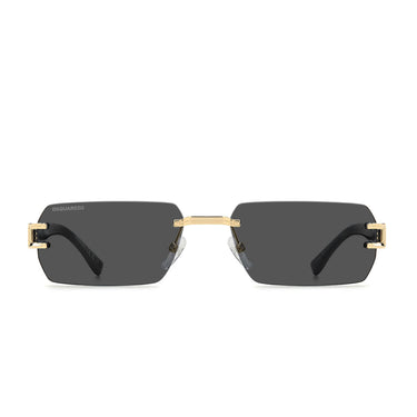 Dsquared2 Occhiali da Sole D2 0189/S J5G Oro/Grigio Scuro Unisex