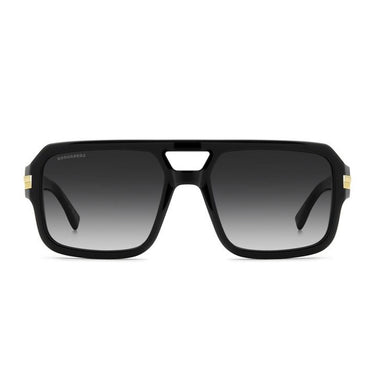 Dsquared2 Occhiali da Sole D2 0197 S 8079O Nero Grigio Sfumato Uomo