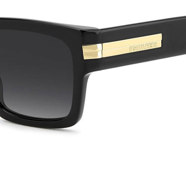 Dsquared2 Occhiali da Sole D2 0198 S 807 Nero Grigio Sfumato Uomo 4