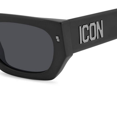 Dsquared2 Okulary Przeciwsłoneczne ICON 0017/S 003 Czarny Matowy/Czarny Unisex 3