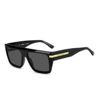 Dsquared2 Okulary Przeciwsłoneczne ICON 0177/S 807IR Czarny/Szary Męskie 2