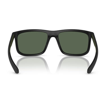 Emporio Armani Occhiali da Sole EA4234U 500171 Nero Opaco Verde Scuro Uomo 4