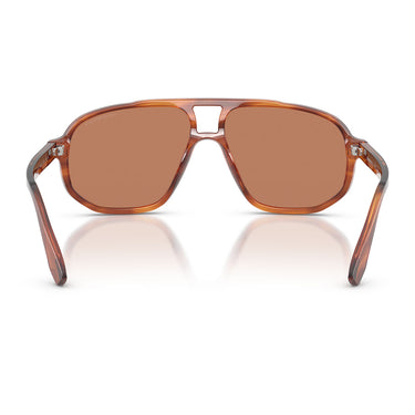 Emporio Armani Occhiali da Sole EA4263U 632973 Marrone Striato Marrone Uomo 4