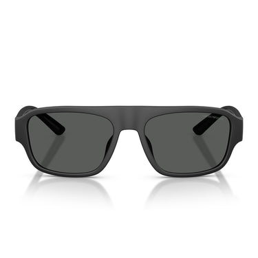 Emporio Armani Occhiali da Sole EA4266U 500187 Nero Opaco Gommato Grigio Scuro Uomo