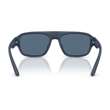 Emporio Armani Occhiali da Sole EA4266U 618580 Blu Opaco Gommato Blu Scuro Uomo 4