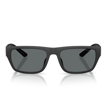 Emporio Armani Occhiali da Sole EA4267U 500181 Nero Opaco Gommato Grigio Scuro Uomo Polarizzat