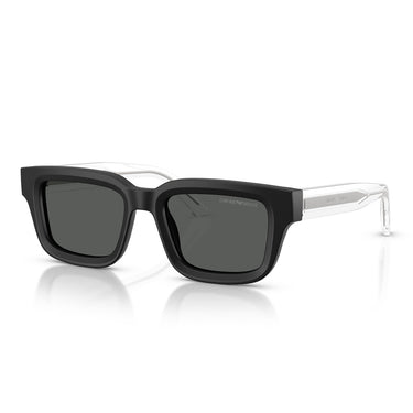 Emporio Armani Occhiali da Sole EA4270 500187 Nero Opaco Grigio Scuro Uomo 2