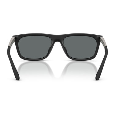 Emporio Armani Occhiali da Sole EA4272U 500181 Nero Opaco/Grigio Scuro Uomo Polarizzati 3
