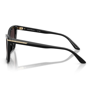 Emporio Armani Occhiali da Sole EA4273BU 50178G Nero Lucido Grigio Sfumato Donna 3