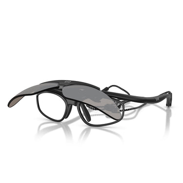 Emporio Armani Occhiali da Sole Q74010 62886G x Milano Cortina 2026 Nero Opaco/Grigio Chiaro Specchiato Argento Uomo 1