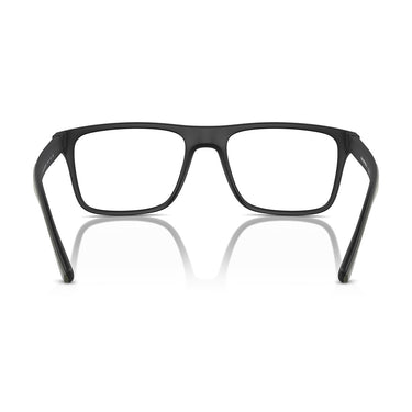 Emporio Armani Occhiali da Vista EA4115 58531W Nero Opaco Trasparente con 2 Clip Uomo 4
