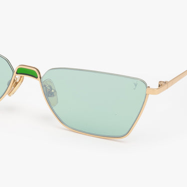 Eyepetizer Okulary Przeciwsłoneczne KANDA C.4-29F Złoto/Zielony Unisex 2