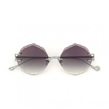 Eyepetizer Margarita GUADALUPE C.1-60 Silver/Smoky Gray Gradient Unisex Sunglasses