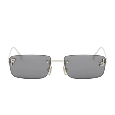 Fendi First Crystal Oro Rettangolare Occhiali da Sole