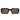 Fendi Fendigraphy Brązowe Geometryczne Okulary Przeciwsłoneczne