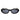 Fendi FF Diamonds Black Oval Sunglasses