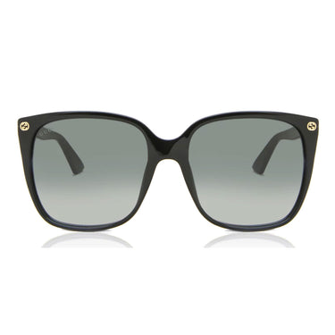Gucci Okulary Przeciwsłoneczne GG0022S 001 Czarny-Szary Gradient Damskie