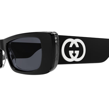Gucci Okulary Przeciwsłoneczne GG0516S 018 Czarny Szary Unisex 2