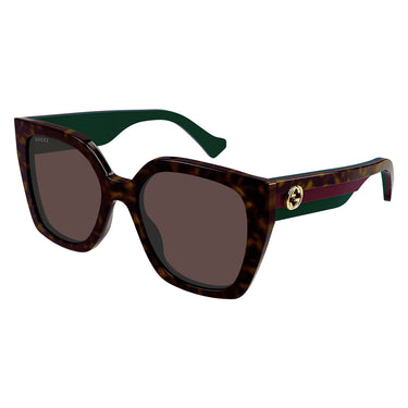 Gucci Okulary Przeciwsłoneczne GG1300S 002 Havana-Marrone Damskie 1