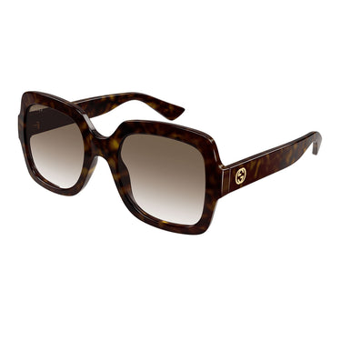 Gucci Okulary Przeciwsłoneczne GG1337S 003 Brązowy/Brązowy Damskie