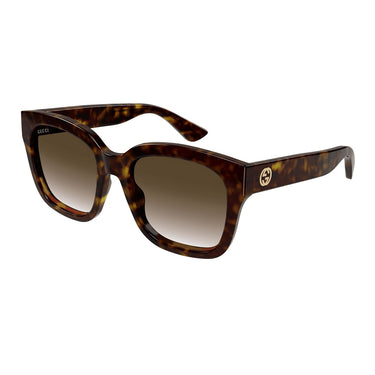 Gucci Okulary Przeciwsłoneczne GG1338S 003 Havana/Marrone Sfumato Damskie 2