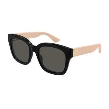 Gucci Okulary Przeciwsłoneczne GG1338S 006 Czarny Różowy/Szary Gradient Damskie