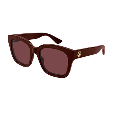 Gucci Okulary Przeciwsłoneczne GG1338S 007 Burgund/Czerwony Damskie