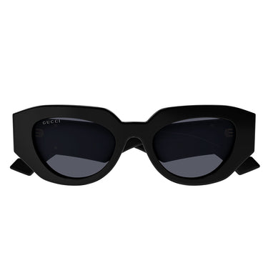 Gucci Okulary Przeciwsłoneczne GG1421S 001 Czarny/Ciemnoszary Unisex
