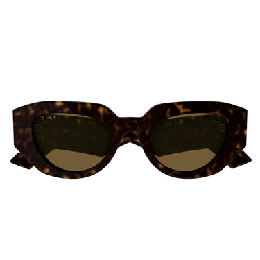 Gucci Okulary Przeciwsłoneczne GG1421S 002 Havana/Marrone Unisex