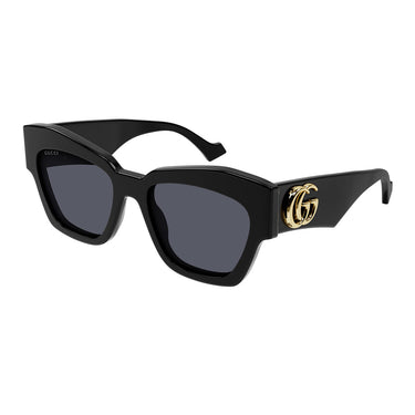 Gucci Okulary Przeciwsłoneczne GG1422S 001 Czarny/Ciemnoszary Unisex 2